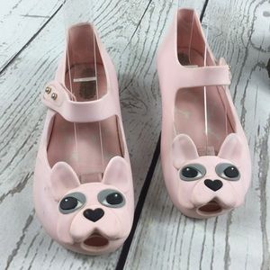 Mini Melissa light pink French bulldog marry Janes